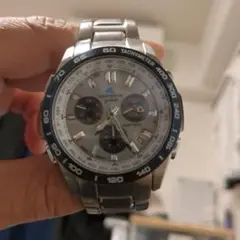 OCEANUS 電波ソーラ腕時計 タキメーター付き