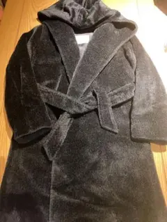 美品☆MAXMARA 白タグ アルパカ フーテッドコート ガウンコート