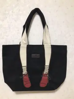 mis zapatos トートバッグ Bブラック 倉敷帆布