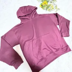 a961 美品 日本織物中央卸商業組合連合 フード付き トレーナー M シンプル