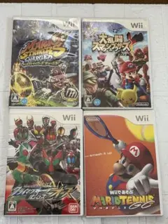 ⭐️24時間以内発送⭐️ Wiiソフトまとめ売り　4本セット　スマブラx