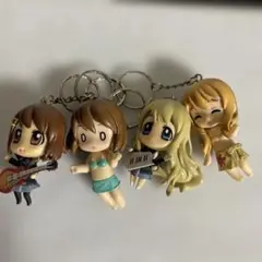 けいおん フィギュア キーホルダー4種類セット