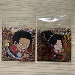 ワンピース　大海賊シールウエハース　log.12 ロジャー　エース＆ロジャー