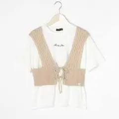 【美品】ラブトキシック【おうち洗濯可】ニットベスト 150