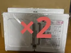 ダイソー　ジョイントできる扉付折りたたみ収納ケース　小　2個セット