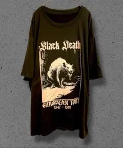 【期間限定値下げ】ホラーTシャツ　ドブネズミ　Tシャツ 2XL 　ハードコア
