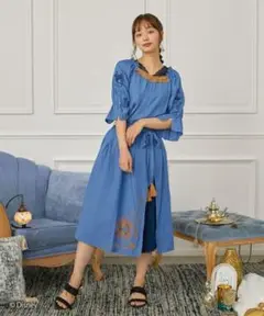 新品未使用　アクシーズファム　アラジン　スカート　ブルー