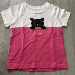 kate spade 黒猫デザイン Tシャツ 100