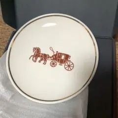 COACH 馬車デザイン 陶器皿