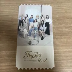 twice 7周年 ポップアップ　入場特典 チケット