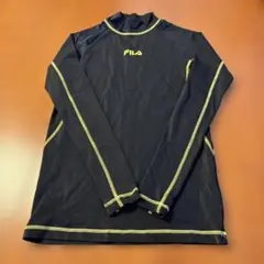 FILA ラッシュガード ブラック Mサイズ