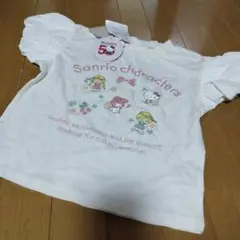 新品サンリオ　キティ50周年限定　半袖tシャツ130マイメロ　パティ＆ジミー