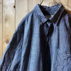 ss4844 Fadedglory 半袖シャツ ボタンダウン チャコール L