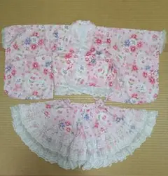 ピンク花柄 被布着 サイズ130