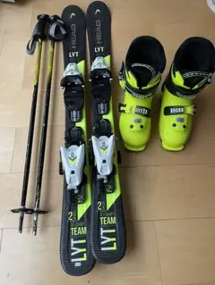 子供スキー板95㎝ ブーツ20.5㎝ ストック80㎝
