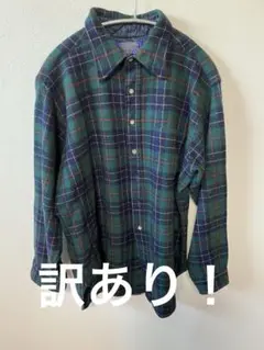 【24時間以内発送】70s USA製 PENDLETON ウールシャツ M相当