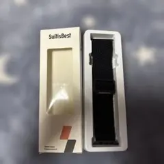 SuitisBest ブラック ナイロンバンド