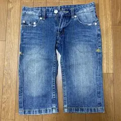バミューダパンツ デニム　ブルー
