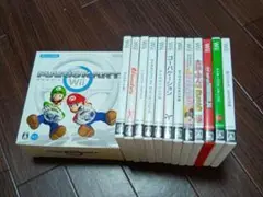 Wii ゲームソフト 12点セット＋ハンドル