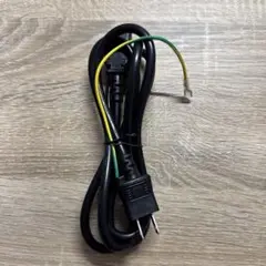AC電源PCパソコンモニター電源ケーブル 2ピン 黒