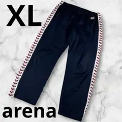 『arena』メンズ　ジャージパンツ トラックパンツ　紺 XL