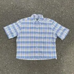 短丈 チェックシャツ box cut cityboy 海外ボーイ street