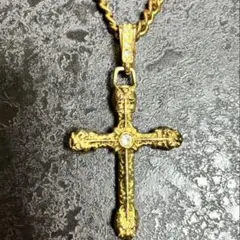 美品‼️ 当日発送‼️ゴールド 十字架 ネックレス