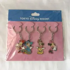 ディズニー ミニー マウス キーホルダー 4種 セット