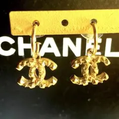 CHANEL シャネル ピアス ゴールド ココマーク 美品