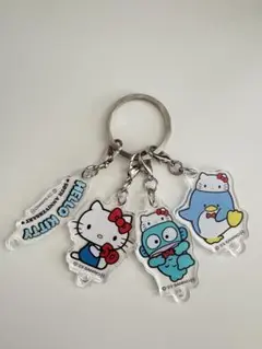 hello kittyハローキティ 50th 4連アクリルキー ホルダー