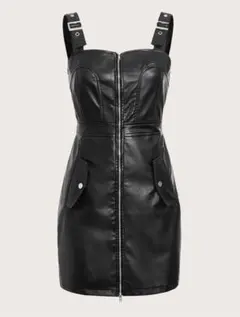 SHEIN レザーワンピース