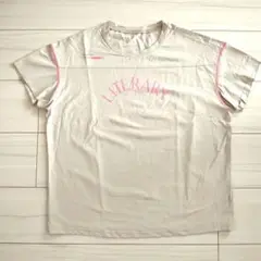【値下げ交渉可！】未使用LITERARYプリント ベージュTシャツ 半袖