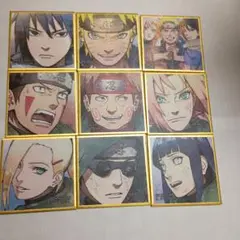 ⾖ガシャ ⾊紙 NARUTO -ナルト- 疾⾵伝 第三弾