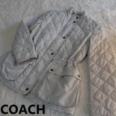 COACH コーチ キルティングジャケット 白 サイズXS