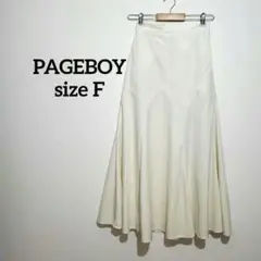 PAGEBOY【美品】スマートベロアエスカルゴ スカート ページボーイ