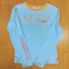 エンジェルブルー 長袖Tシャツ ロンT 160cm ナカムラくん 平成レトロ