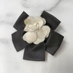 最終値下げ CHANEL(シャネル) カメリア リボン バレッタ KK210
