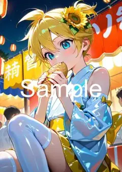 A4サイズアートポスター 1点もの 美女ポスター最高品質 E-K-５９