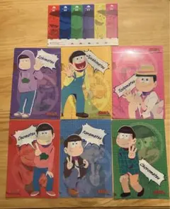 美品　おそ松さん A5クリアファイル6枚　見開きクリアファイルセット