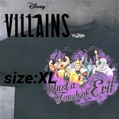 00s Disney villains ヴィランズ ブラック フェード Tシャツ