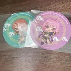 アイドルマスター シンデレラガールズ　アニカフェコースター　北条加蓮　夢見りあむ