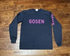 GOSEN ネイビー 長袖Tシャツ M
