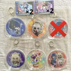 【セット売り】パズドラ × ラウンドワン　未使用メモリーカード + キーホルダー