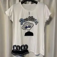 レディース スパンコール ＆ ワッペンTシャツ