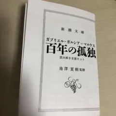 百年の孤独　池澤夏樹監修　読み解き支援キット　折本　ポケットサイズ