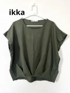 新品ikka 半袖トップス L オリーブ