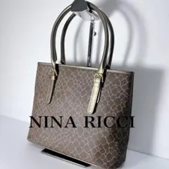 NINA RICCI ジラフ柄トートバッグ