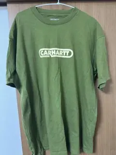 CARHARTT XL オリーブグリーン Tシャツ　良品！