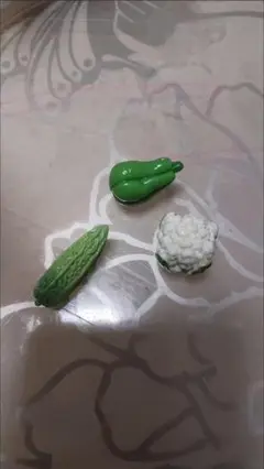 野菜マグネットセット（きゅうり、ナス、カリフラワー）