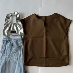 titivate フレンチスリーブ カットソー